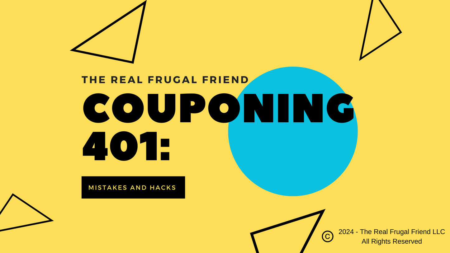 The Real Frugal Friend's Couponing Series